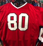 Andre Rison Signed Red Atlanta Falcons Jersey (JSA) Super Bowl Champion (XXXI)