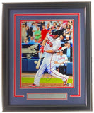 Chipper Jones Signed Framed 11x14 Atlanta Braves Photo BAS