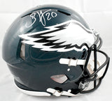 Brian Dawkins Autographed Eagles F/S Speed Authentic Helmet - Beckett W Holo
