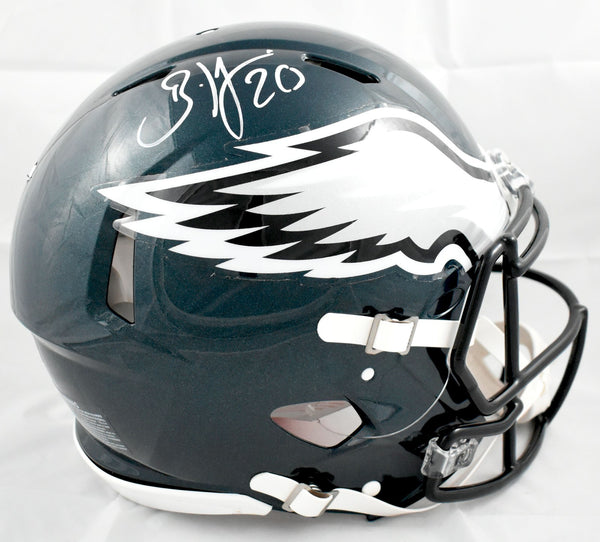 Brian Dawkins Autographed Eagles F/S Speed Authentic Helmet - Beckett W Holo