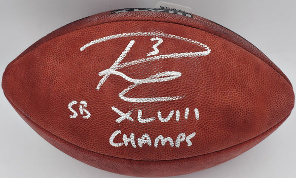 Russell Wilson Autographed Seahawks NFL Super Bowl Leather Football RW Holo