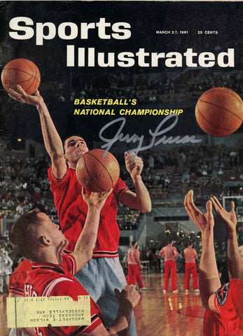 Jerry Lucas Signed Magazine Buckeyes Sports Illustrated 3/27/1961 JSA 50712