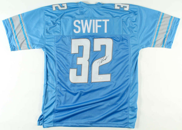 D'Andre Swift Signed Detroit Lions Jersey (JSA COA) Former Georgia Bulldog RB