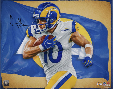 Cooper Kupp Los Angeles Rams Signed 16 x 20 Photo Print-Art by Brian Konnick