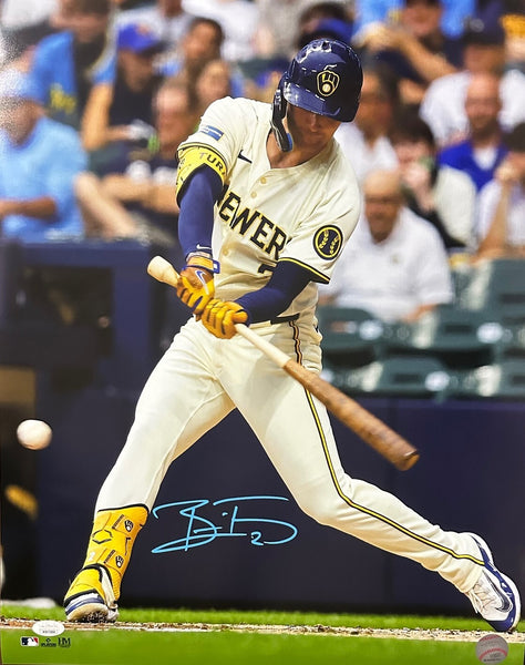 Brewers Infield Prospect BRICE TURANG Signed 16x20 Photo #7 AUTO - JSA