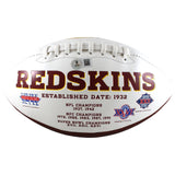 Darrell Green Autographed Washington Redskins Logo Football HOF Beckett 51822