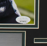 Jalen Hurts Signed Framed Philadelphia Eagles 8x10 Football Photo JSA