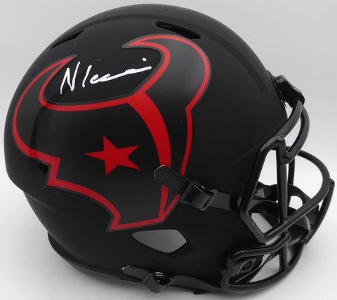 Nico Collins Autographed Eclipse Full Size Helmet Texans Beckett 1W433071