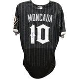 Yoan Moncada Signed Chicago White Sox Replica City Connect Jersey Sz48 MLB 47008