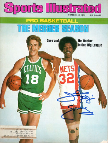 Julius Dr. J Erving Signed ABA New York Nets Sports Illustrated 10/25/76 BAS