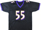 Terrell Suggs Autographed Black Pro Style Jersey - Beckett W Hologram *Black