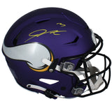 Jordan Addison Autographed Minnesota Vikings Speedflex Helmet Beckett