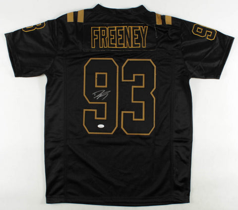 Dwight Freeney Signed AFC Pro Bowl Black Jersey (JSA COA) Indianapolis Colts DE