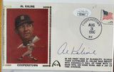 Al Kaline Signed Hall Of Fame HOF Gateway Stamp Cachet Detroit Tigers JSA COA