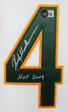 Athletics Rickey Henderson "HOF 2009" Signed White Nike Framed Jersey BAS Wit