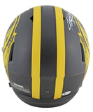 Redskins Adrian Peterson Signed Eclipse Full Size Speed Rep Helmet BAS Witnessed