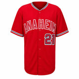 Vladimir Guerrero Sr. Signed Red Custom Baseball Jersey - (SCHWARTZ SPORTS COA)