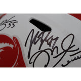 Super Bowl 37 Autographed Tampa Bay Buccaneers F/S TB Helmet HOF Beckett 48026