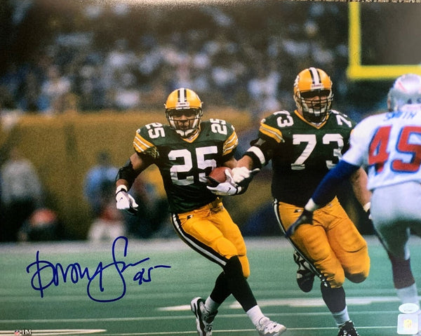 Packers Super Bowl Champ DORSEY LEVENS Signed 16X20 Photo #1 AUTO - JSA