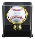 Orioles Eddie Murray "Career Stat" Signed Manfred Oml Baseball W/ Case BAS Wit