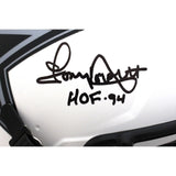 Pearson/Staubach/Dorsett Signed Dallas Cowboys Lunar Helmet HOF BAS 43394