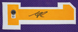 Austin Reaves Authentic Signed Purple Pro Style Framed Jersey BAS