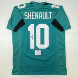 Autographed/Signed LAVISKA SHENAULT Jacksonville Teal Football Jersey BAS COA