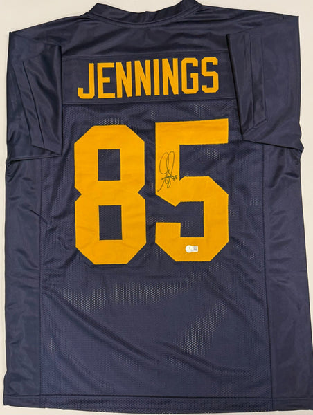 GREG JENNINGS Packers Signed Custom Replica Acme Throwback Jersey AUTO - BAS