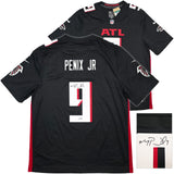 FALCONS MICHAEL PENIX JR. AUTOGRAPHED BLACK NIKE JERSEY SIZE XL BECKETT 242572