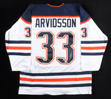 Viktor Arvidsson Signed Edmonton Oilers Jersey (JSA COA) Team Sweden/ Right Wing