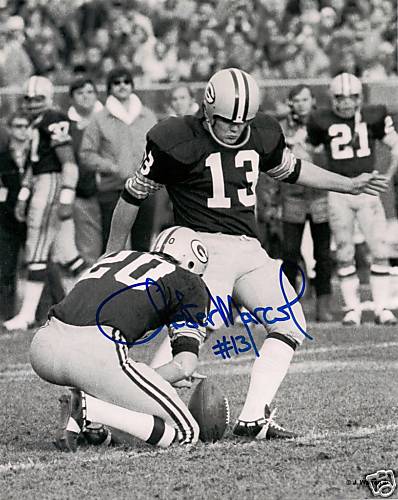Green Bay Packers CHESTER MARCOL Signed 8x10 AUTO Photo #2 GBP HOF 87