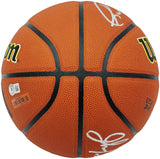 JOHN STOCKTON & KARL MALONE AUTOGRAPHED JAZZ LOGO BASKETBALL BECKETT 235782