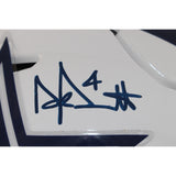 Dak Prescott Autographed Dallas Cowboys SpeedFlex 22 Alt Helmet Beckett 50857