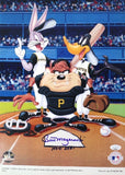 Bill Mazeroski Autographed 11x14 Looney Tunes Pittsburgh Pirates Photo - JSA COA