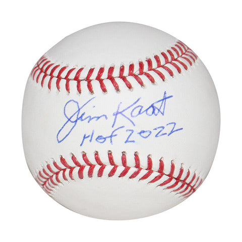 Jim Kaat Autographed/Signed Minnesota Twins HOF Baseball Beckett 40579