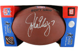 John Elway Autographed Denver Broncos Football Wilson eXtreme Grip Beckett 52866