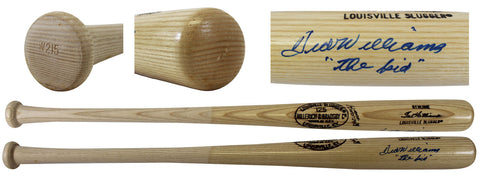 Red Sox Ted Williams "The Kid" Signed Louisville Slugger Bat BAS #AD78082