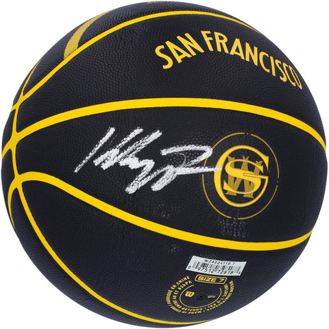 Klay Thompson Warriors Signed Wilson 2023-24 City Edition Collector's Basketball