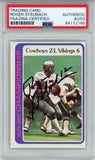 Roger Staubach Signed 1978 Topps #166 NFC Championship Card PSA Slab 43559