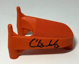 Packers SB XXXI Champs CHRIS JACKE Signed Orange Kicking Tee AUTO - BAS
