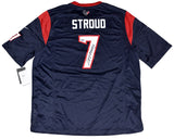 CJ STROUD SIGNED AUTOGRAPHED HOUSTON TEXANS #7 NAVY NIKE JERSEY FANATICS