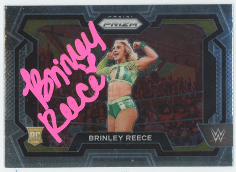 Brinley Reece WWE Authentic Signed 2024 Panini Prizm #36 Card BAS #BS86882