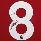 Bruno Fernandes Signed Manchester Utd Home Soccer Jersey #8 with Beckett Witness