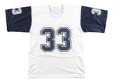 Tony Dorsett Dallas Signed Alternate White Football Jersey JSA QR Hologram