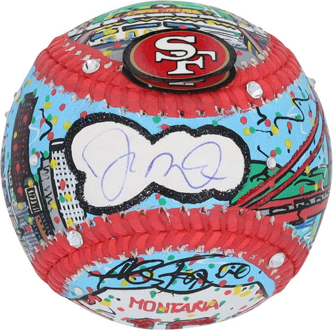 Joe Montana San Francisco 49ers Autographed Baseball Art by Item#12759707