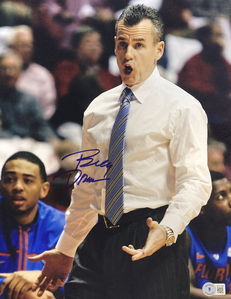 Coach Billy Donovan Signed 11x14 Florida Gators Photo BAS