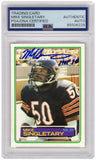 Mike Singletary Signed Bears 1983 Topps Rookie Card #38 w/HOF'98 - (PSA Slabbed)