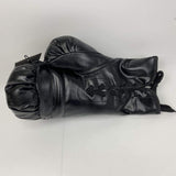 Autographed/Signed MIKE TYSON Imperfect Black Everlast Boxing Glove Hologram COA