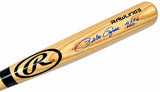 Pete Rose Cincinnati Reds Signed Tan Rawlings Pro Baseball Bat 4256 Rose Holo