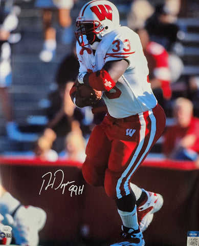 Wiscosin Badgers Legend Ron Dayne Signed 16X20 Photo #5 W/ 99H AUTO - JSA